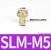 Silenciador Neumático Válvula Solenoide Cabeza Plana Conector de Barbilla Semi-Cobre Cobre Completo Silenciador Bsl/Bslm-M5/01/02/0304