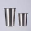 Copo de Água Simples de Aço Inoxidável Camada Única Copo de Cerveja Copo para Bebidas Frias Copo para Enxaguar a Boca Copo de Suco Copo de Chá de Restaurante Copo de Água