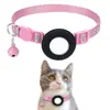 Coleira para Gato Airtag Selecionada com Cuidado, Mais Vendida no Exterior, com Sino, Coleira Refletiva Airtag, Coleira de Posicionamento para Pet