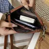 Bolsa Cruzada de Cuadros Cuadrados Pequeños de Nuevo Producto de Alta Calidad de Lona Versátil para Hombro y Cruzada Multifuncional de Gran Capacidad para Teléfono Móvil