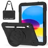 Funda Protectora Adecuada para Tableta Apple iPad 11ª Generación A16 Dos en Uno de Silicona Anticaídas y Soporte Giratorio de 360 Grados 10ª Generación