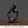 Figura de Pensador Calada Cuidadosamente Figura de Dropshipping Transfronterizo Resina Ecológica Escultura Calada