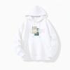 Sudadera con capucha para niños, abrigo holgado informal y grueso, nueva marca de moda de otoño 2024, top de manga larga con estampado para parejas