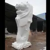 Adornos de Escultura de Fibra de Vidrio Modelo Exterior Estanque de Agua Decoración de Hotel Fuente de Animales Escultura Icónica Personalización