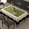 Toalha de Mesa Quadrada, Impermeável de Pele de Cordeiro, à Prova de Óleo, Resistente ao Calor, Lavável para Uso Doméstico, Toalha de Mesa para Mesa de Centro de Luxo de Alta Qualidade