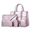 Fu Gani 2020 Nuevo Bolso de Mano Sencillo para Mujer Estilo OL para Viajes al Trabajo Moda Bolso de Mujer Juego de Cinco Piezas Bolso para Madre e Hijo
