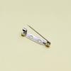Spot fornecimento de aço titânio pino simples broche de aço inoxidável diy jóias acessórios multi-tamanho atacado pino simples