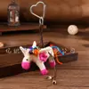 Colgante de Bolsa de Fieltro de Lana Hecho a Mano Estilo Coreano Dongdaemun de Corea del Sur Llavero de Animal Lindo Accesorios