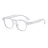 Montura de Gafas Anti Luz Azul Nuevo Estilo Coreano Ins Moda Redonda Sin Graduación Estilo Retro Japonés Estilo Hong Kong Montura de Gafas con Tachuelas de Arroz