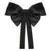 Wu Jinyan Mismo Estilo Cinta Negra Lazo Grande Tocado Pinza para el Cabello Femenina Estilo Hada Pinza para el Cabello Pinza para el Cabello de Primavera Accesorios para el Cabello