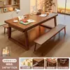Sala de estar grande mesa longa leitura aprendizado quarto escritório em casa sofá costas mesa longa de-mesa de sala de estar duas pessoas