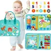 Novo Quadro de Aprendizagem de Feltro Atacado para Crianças Educação Infantil Educacional Montessori Livro Ocupado Educação Infantil Quadro Ocupado para Crianças