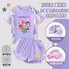 2026 Nuevo Traje de Baño Kpop Demon Slayer para Niñas Traje de Baño Infantil de Secado Rápido de Dos Piezas Moderno para Niñas Jóvenes