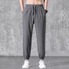 Pantalones de tobillo para hombre, pantalones holgados cropped de primavera y otoño, pantalones tipo rábano, pantalones de tobillo, pantalones deportivos casuales de moda para verano