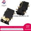 Placa de pia 3.5 1.0 soquete de fone de ouvido PJ-342 soquete de fone de ouvido banhado a ouro 342 interface de conector de montagem sem cabeça