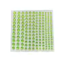 165 Perlas Acrílicas Semicirculares Simuladas Transfronterizas para Maquillaje Escenario Centro de Ceja Diamante de Lágrima Esquina del Ojo Diamante Pegatinas para Cara y Frente en Stock