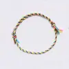 Amazon Pulsera de la Amistad de Cuerda de Algodón Colorida Tejida a Mano Xizang Frotada a Mano Cuerda de Algodón Colorida Suministros para Fiesta Nuevo