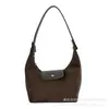 Bolso de Gamuza de Lujo tipo Dumpling para Mujer 2026 Nueva Moda para el Trabajo y el Viaje Diario Gran Capacidad Bolso de Hombro Único Cruzado
