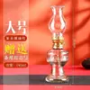 Lanterna de cavalo estilo vintage com um abajur de vidro tradicional, lamparina a óleo e pavio para adoração budista e veneração ancestral. Atacado disponível