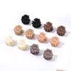 Tamaño pequeño 2 cm Pinza para el pelo de margarita dulce retro Pinza de agarre con acabado mate Pinza para flequillo Pinza de tiburón para el pelo Pinza para el pelo Accesorios para el cabello