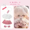 Traje de Ropa para Muñeca de Algodón de 20 cm Juguete de Peluche Ropa Diaria para Muñeca de 20 cm Falda Vestido para Vestir Hombres y Mujeres Bebé