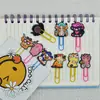 Vaca das Terras Altas Desenho Animado Estudante Papelaria DIY Divisória de Página Marcador de Página Pvc Clip de Papel Criativo Fofo Suprimentos de Escritório Transfronteiriços