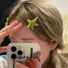 YHJ Accesorios para el Cabello Nuevo Ácido Acético Pinza Irregular de Estrella Pinza para Flequillo Lateral Pinza de Pico de Pato de Estrella de Cinco Puntas Tocado Pinza para el Cabello