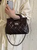 Yozzi 2026 principios de otoño nuevo estilo de moda lujo ligero bolso de cadena de diamantes de alta gama, bolso de hombro y bandolera estilo Chanel