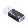 Lector de Tarjetas Multifuncional Cuatro en Uno, Todo en Uno para Computadora Tarjeta MS, Mini Aleación de Aluminio Tarjeta de Memoria USB, Transmisión de Alta Velocidad
