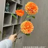 Floristería de Simulación de Boda Naranja Material de Flores Naranja Naranja Tema Arreglo de Lugar de Boda Hotel Arreglo de Flores de Plástico