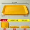 Bandeja de plástico rectangular estilo europeo para tazas de agua bandeja de té vajilla de melamina bandeja para comida rápida plato para pan pastel fruta