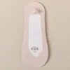 Calcetines invisibles de verano ultrafinos de algodón con boca poco profunda para mujer, de silicona, antideslizantes, con tacón de seda de hielo para verano