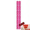 Tira Longa Rosa com Caractere Dupla Felicidade para o Casamento da Noiva, Decoração da Sala de Estar, Arranjo do Quarto de Casamento, Adereços para Fotos da Noiva, Roupão de Manhã, Casamento