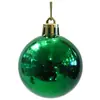 Bolas de Natal Atacado Janela Pingente de Árvore de Natal Plástico Galvanizado Brilhante Fosco Glitter Decoração de Natal Bola 6cm8cm