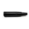 Conector Macho XLR Mini Micro Mini XLR Carcasa Negra Conductiva Negro Mate Micrófono Enchufe de Audio