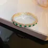 Pulseira Aberta Europeia e Americana Transfronteiriça de Zircônia Cravejada de Diamantes Pulseira Elegante de Alto Nível de Luxo Leve Nicho Versátil Joias da Moda para Mulheres