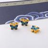 Antiguo cloisonné diy quemador de aceite azul nubes auspiciosas mariposa loto ropa china horquilla pulsera accesorios