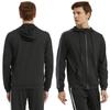 Amazon Chaqueta Deportiva Transfronteriza para Hombre Primavera y Verano Cárdigan con Capucha Secado Rápido Entrenamiento Fitness Manga Corta Chaqueta de Running
