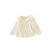Camiseta de Otoño para Niña 2026 Nueva Moda Manga Larga para Niños, Estilo Primavera y Otoño, Ropa Cómoda Estilo Coreano para Bebés Niñas