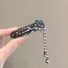 Novo Grampo de Cabelo com Franja de Pérola Florale Esmaltada Retrô para Mulheres, Presilha Lateral Exquisita, Clipe Bico de Pato de Aparência Sofisticada