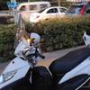 Muscle car Wolf apto para Honda DIO U + parabrisas delantero parabrisas pedal modificación de motocicleta