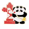 Broche Emblema Desenho Animado Série Panda