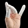 Cubierta de dedo desechable protección de dedo de goma látex antideslizante resistente al desgaste engrosada para uñas de belleza impermeable protección laboral cubierta de dedo