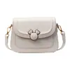 Bolso simple de alta gama para mujer, nuevo bolso cuadrado pequeño de moda nicho francés, bolso bandolera de mensajero para el otoño e invierno 2023