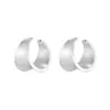 Brinco de Clipe Escovado para Uso Diário Feminino Aberto Acessível Luxo Design de Nicho Clip de Osso da Orelha de Ponta Moda Versátil Brincos Sem Furo