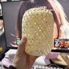 Accesorios para linternas del Festival de Medio Otoño una colección completa de linternas de bambú linterna pequeña Palo de madera de conejo borla para linterna barba Poste de hierro colgante dorado