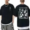 Camiseta Gráfica Jujutsu Kaisen Fushiguro Toji Anime Japonês