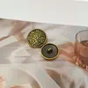 Botones Metálicos Vintage Florales en Relieve con un Toque de Alta Gama, Botones Cosidos a Mano para Abrigos y Cárdigans, Botones Decorativos