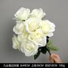 Flores Artificiales Blancas con Acabado de Alta Gama, Materiales Florales Realistas, Flores de Seda para Bodas al Aire Libre, Decoraciones de Bienvenida, Arreglos Florales, Flores Falsas, Materiales para Manualidades