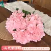 Imitación de nuevo producto transfronterizo ramo de 5 cabezas hortensia 405 piezas hortensia grande al por mayor Bola de flor para pasillo de boda transfronteriza flor artificial
